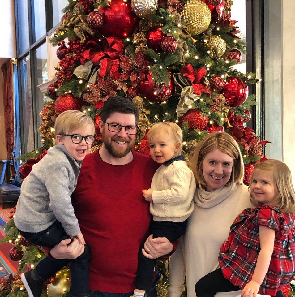 Dr. Bauer and his family